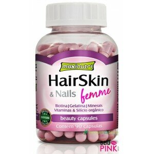Hair Skin Nails Femme Maxinutri - 90 Cápsulas