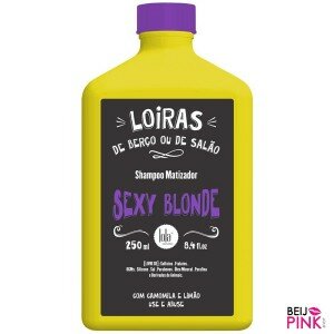 Sexy Blonde Shampoo 250ml Cabelos Loiros - Lola Cosmetics