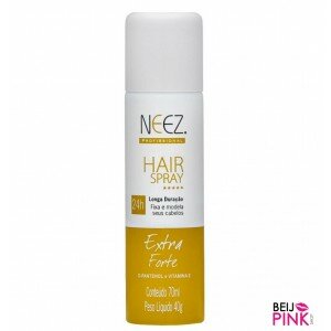 Hair Spray NEEZ Fixador de penteado 24 horas 60ml